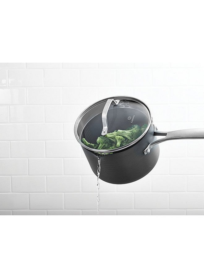 Calphalon 1943332 Classic Nonstick Sauce Pan with Cover, 2.5 quart, Grey - Image 3