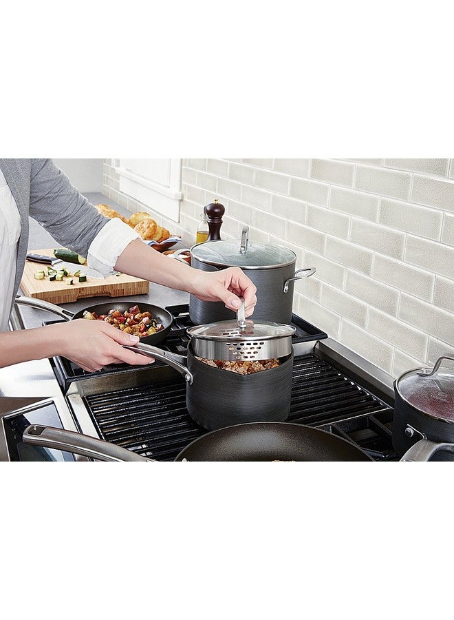 Calphalon 1943332 Classic Nonstick Sauce Pan with Cover, 2.5 quart, Grey - Image 4