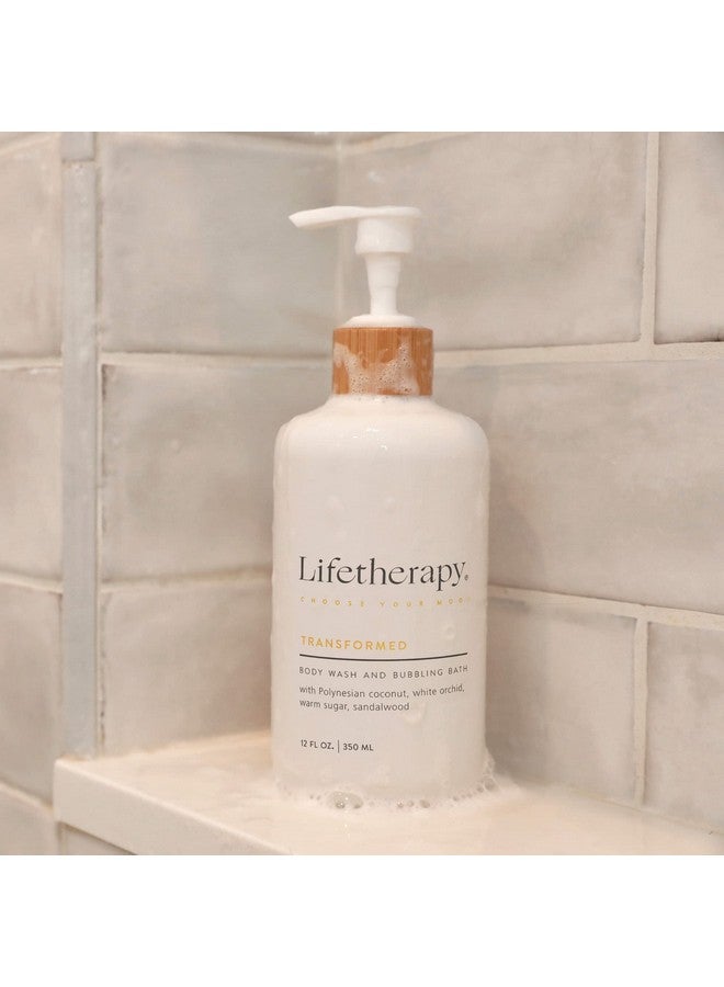 Lifetherapy Transformed Made For All Skin Types Nourishing 12 Ounce Multiuse Liquid Soap Body Wash Bubble Bath - Image 5