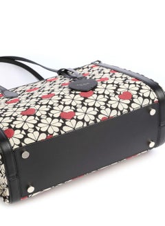 Kate Spade Kate Spade Flower Jacquard Hearts Market Medium Tote  - Image 4