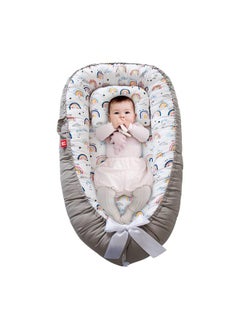 Moro Moro Cotton Baby Nest with Full Zipper – Adjustable & Portable for Newborns  - Image 1