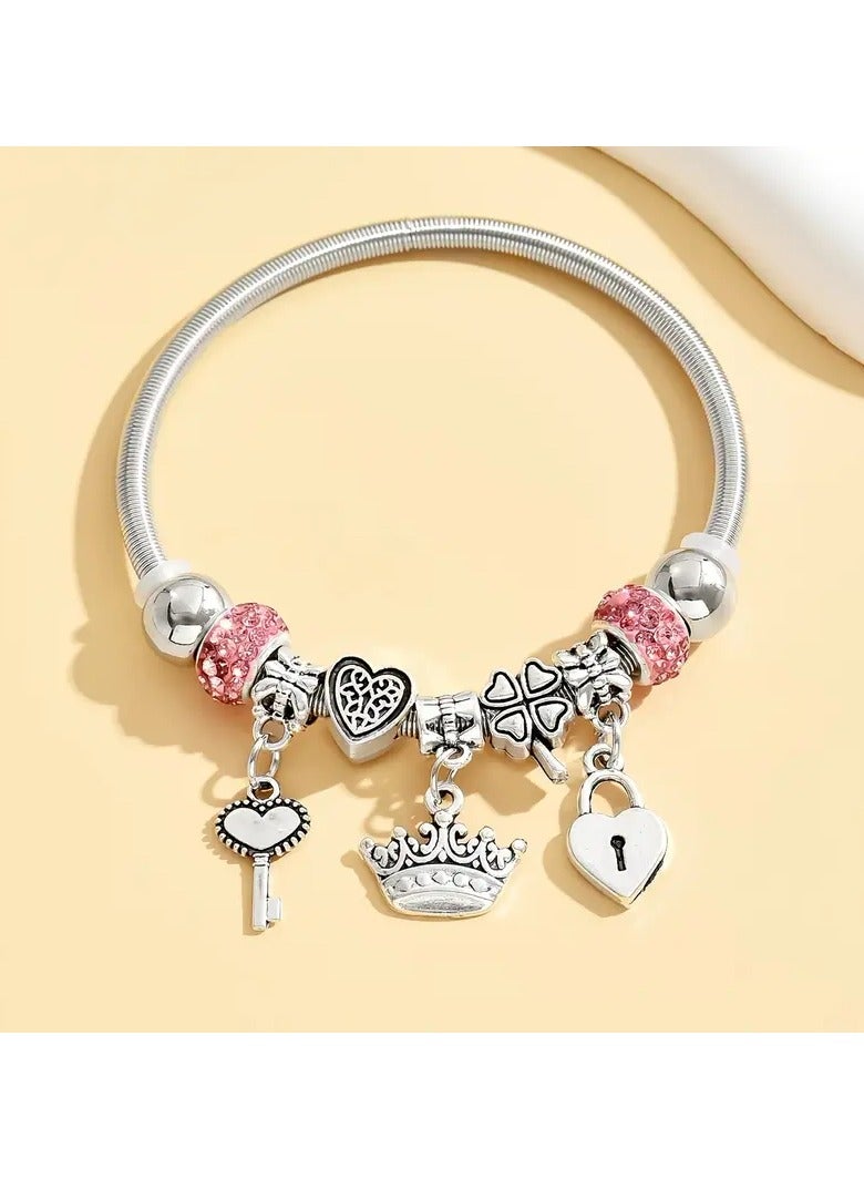 Goolsky سوار أنيق للنساء، بأسلوب بوهيمي، مع عناصر متعددة، مناسب للاستخدام اليومي وتقديم الهدايا! - Image 1