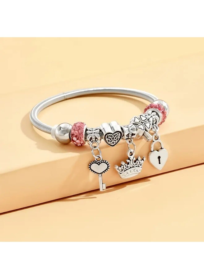 Goolsky سوار أنيق للنساء، بأسلوب بوهيمي، مع عناصر متعددة، مناسب للاستخدام اليومي وتقديم الهدايا! - Image 3