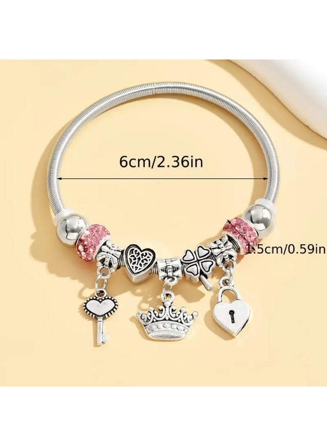 Goolsky سوار أنيق للنساء، بأسلوب بوهيمي، مع عناصر متعددة، مناسب للاستخدام اليومي وتقديم الهدايا! - Image 4