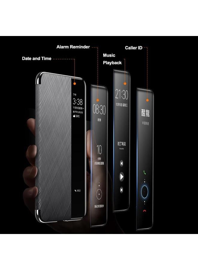 S-TOP Case For Huawei Mate 70 Pro / 70 Pro+ Smart View Window Plain Leather Paint PC Phone Case - Image 5