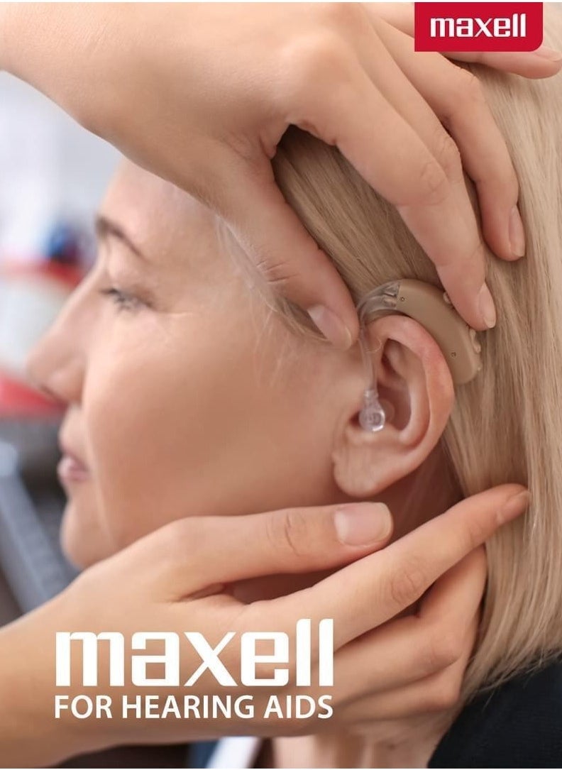 Maxell Batteries for Hearing Aid PR41 6pcs - Image 2