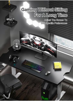 FlashHawk Desktop Single Monitor Arm for 14-27 inch Monitors,Tiltable and Rotatable,Load Bearing 8.5Kg,Max VESA 100*100MM  - Image 2