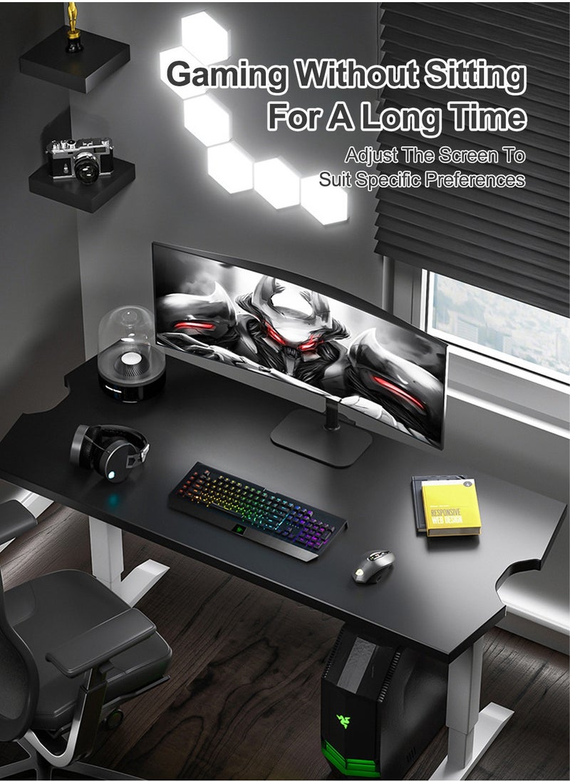 FlashHawk Desktop Single Monitor Arm for 14-27 inch Monitors,Tiltable and Rotatable,Load Bearing 8.5Kg,Max VESA 100*100MM  - Image 2