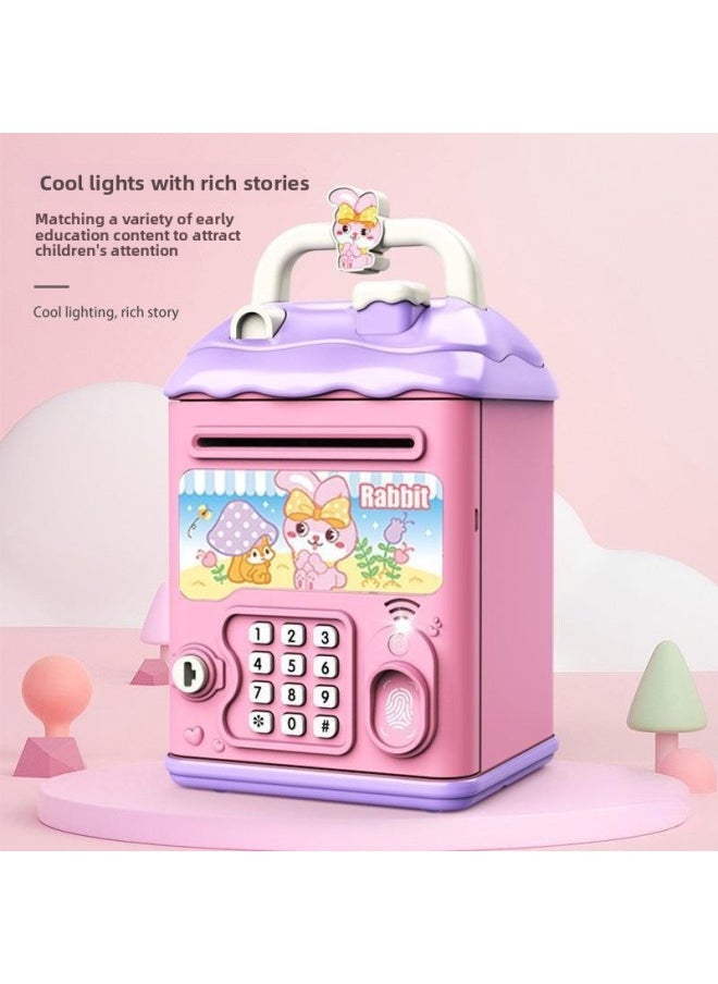 Generic - Can't Get In And Out Of The Year Piggy Bank Only Boys Password Box Kulomi Savings Girls Children Can Access Free Shipping-Color:Unconvex Man☀Password Unlock Automatic Banknote Rolling☀Battery Version - Image 1