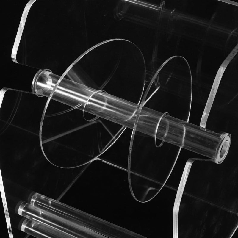 حامل لفات ملصقات الأكريليك القابل للتعديل مع 3 أقراص حاملة للملصقات منظف للمكتب - Image 3