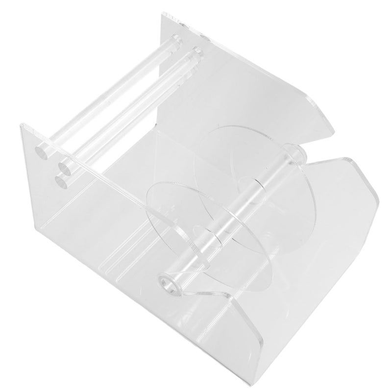 حامل لفات ملصقات الأكريليك القابل للتعديل مع 3 أقراص حاملة للملصقات منظف للمكتب - Image 2