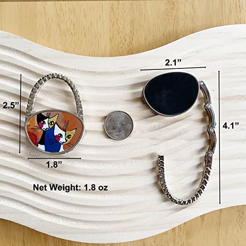 KSMD Portable Purse Hanger - Foldable Table Hooks for Bars, Desk, and Handbag Storage - Image 2