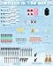 EOBOH 16 Pack Snowman Kit Build a Snowman Craft Kit for Kids Christmas Craft Creative Air Dry Clay Modeling Dough Crafts Enhance Creativity Gifts Christmas Winter School Xmas Creative Supplies Decoration - Image 4