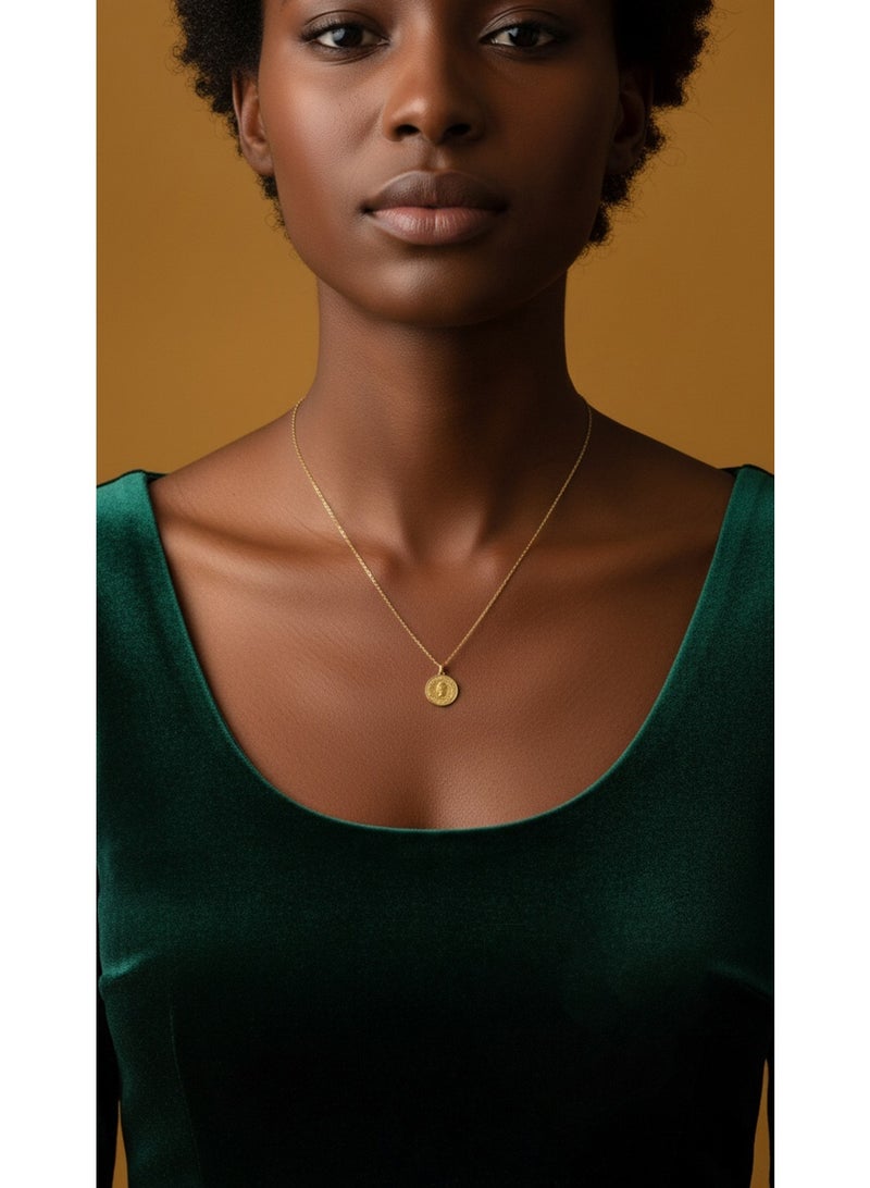 Julia Store 18K Gold Plated Stainless Steel Trendy Dainty Luxury Non-Tarnish Minimalist Luxury Aesthetic Exquisite Cute Turkish Coin Vintage  Choker Necklace Jewelry Gift - Image 4