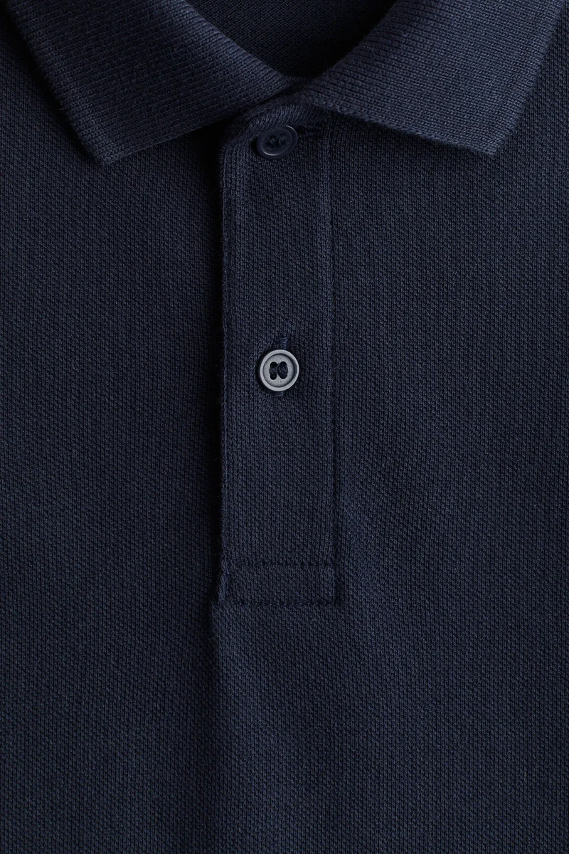 H&M Cotton piqué polo shirt