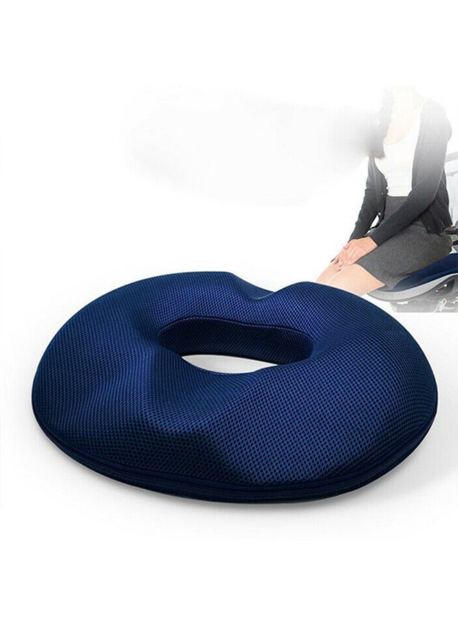 Agc Orthopedic Donut Seat Cushion for Hemorrhoid Tailbone and Lower Back Pain Relief Memory Foam Pressure Relief Pillow for Pregnancy Prostate and Sciatica Ergonomic Breathable Portable Office and Car Chair Pad - Image 1