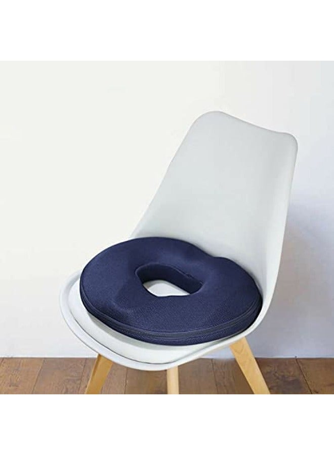 Agc Orthopedic Donut Seat Cushion for Hemorrhoid Tailbone and Lower Back Pain Relief Memory Foam Pressure Relief Pillow for Pregnancy Prostate and Sciatica Ergonomic Breathable Portable Office and Car Chair Pad - Image 4