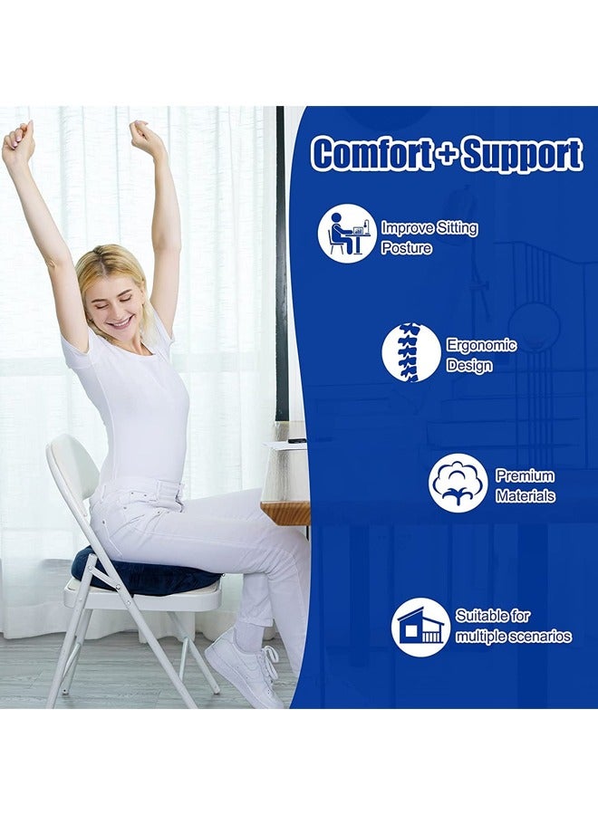 Agc Orthopedic Donut Seat Cushion for Hemorrhoid Tailbone and Lower Back Pain Relief Memory Foam Pressure Relief Pillow for Pregnancy Prostate and Sciatica Ergonomic Breathable Portable Office and Car Chair Pad - Image 5