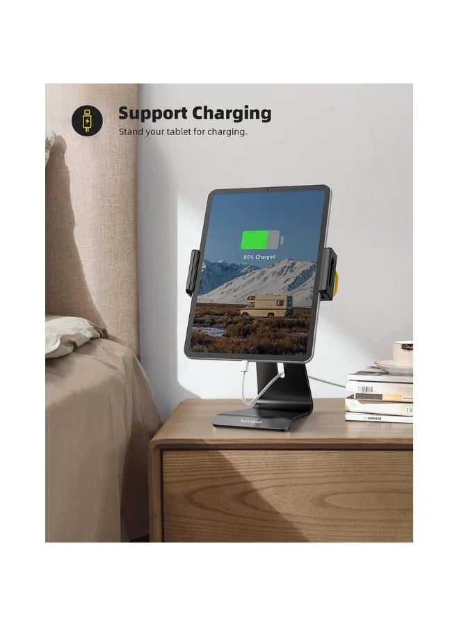 Lamicall Tablet Stand, Adjustable Tablet Holder - Universal 360 Rotation Holder, Stand for Phone, and Tablet with 4.7-13 Inch - Image 4