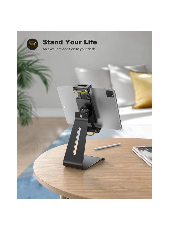 Lamicall Tablet Stand, Adjustable Tablet Holder - Universal 360 Rotation Holder, Stand for Phone, and Tablet with 4.7-13 Inch - Image 2