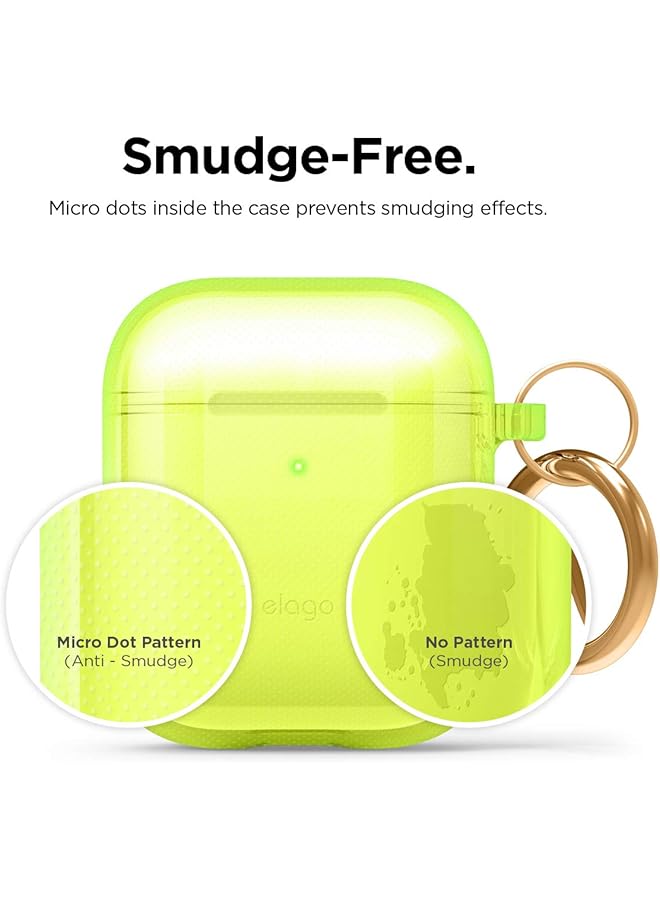 Elago Clear Hang Case For Airpods Neon Yellow - Image 5