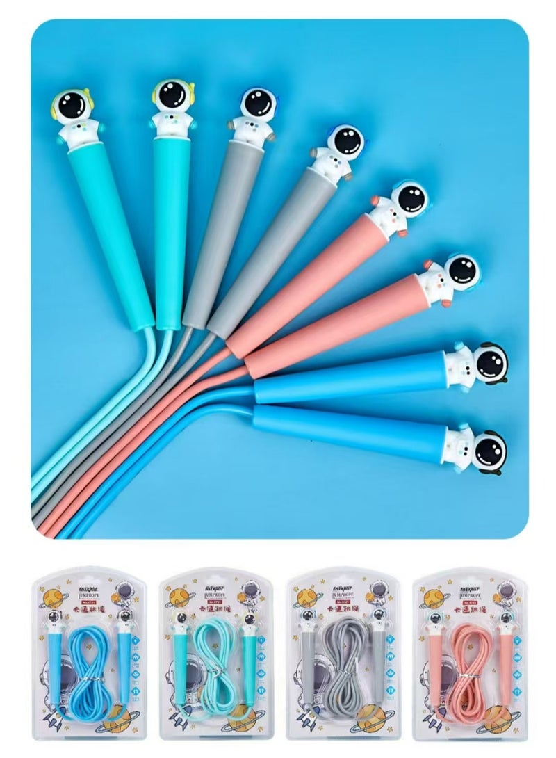 حبل قفز قفز احترافي عالي الجودة قابل للتعديل للفتيات والفتيان. - Image 1