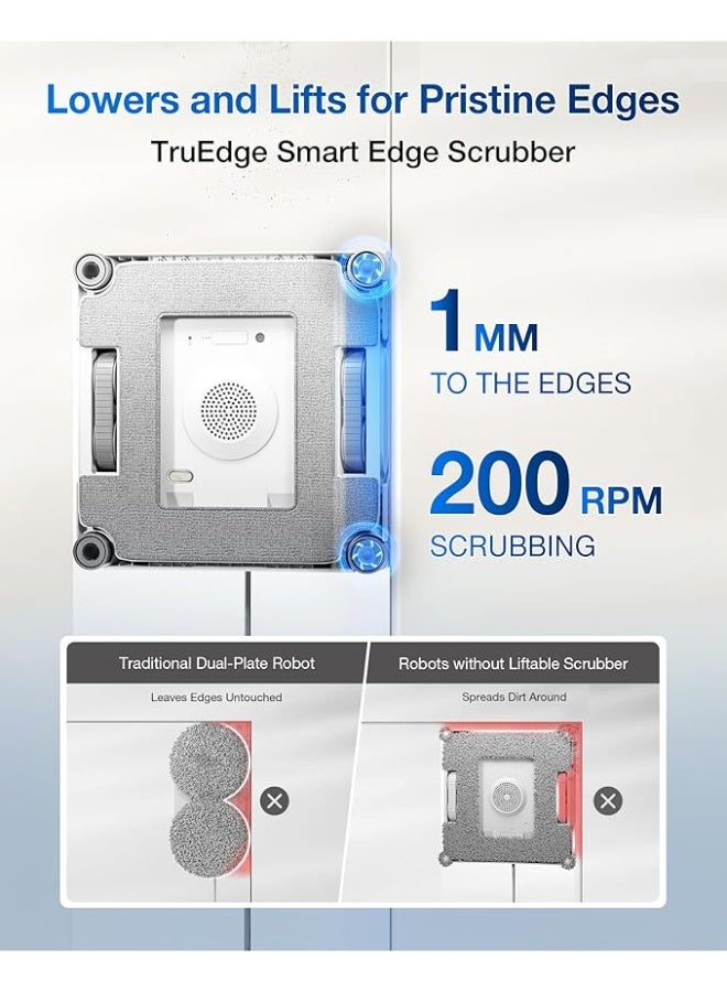Omni ECOVACS WINBOT W2S Omni Window Cleaning Robot, with 6-in-1 Multifunction Station, TruEdge Edge-to-Edge Precision, Triple Wide-Angle Spray Nozzles, 12-Level Safety System, Dual Power Modes - Image 3