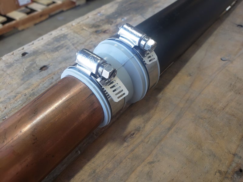Metpure 1-1/2 in. x 1-1/4 in. Flexible Drain Connect DWV Reducing Coupling - Image 5