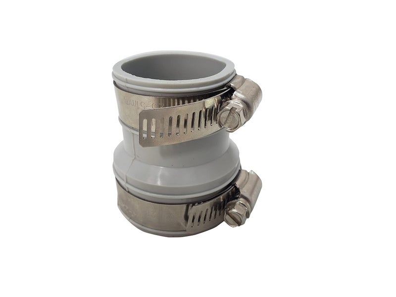 Metpure 1-1/2 in. x 1-1/4 in. Flexible Drain Connect DWV Reducing Coupling - Image 1