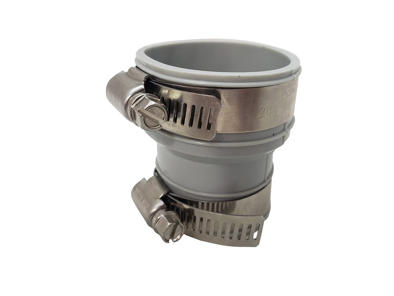 Metpure 1-1/2 in. x 1-1/4 in. Flexible Drain Connect DWV Reducing Coupling - Image 2