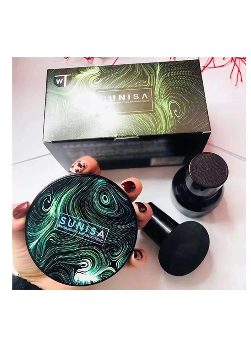 Sunisa Mushroom Air Cushion CC Cream Concealer Moisturizing Foundation Primer Makeup