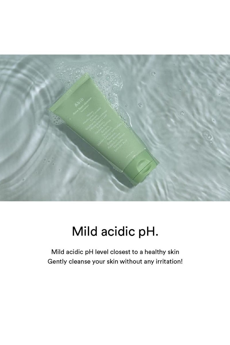 ابيب منظف رغوة حب الشباب Heartleaf Foam 5.07 fl oz / 150 ml  غسيل الوجه اليومي الحمضي الكوري الخفيف للبشرة المعرضة للحب الشباب ، ترطيب وتهدئة مع بانثينول B5 ، تنظيف عميق للبشرة الحساسة ، K-Beauty - Image 4