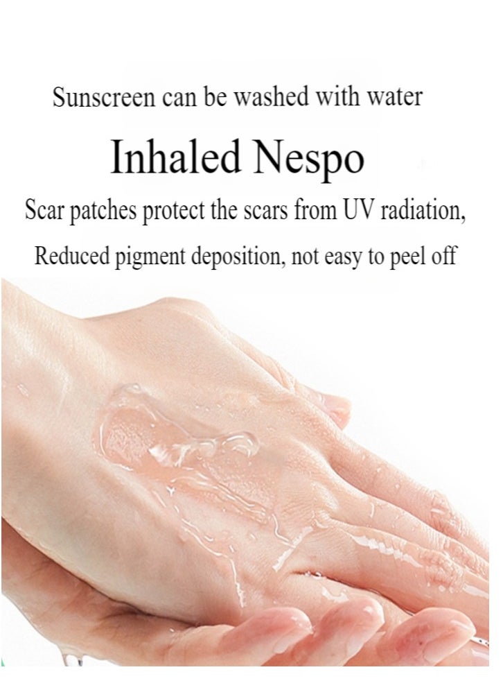 Healife - Silicone Scar Tape, Medical Silicone Scar Removal Sheet, Stretch Mark Treatment Waterproof Silicone Scar Sheet, Fade Scar Effective Cosmetic Scar Removal Gel Painless Tape Roll for Cesarean Section, Burn Scars and Other Scars (4cm x 1.5m) - Image 1