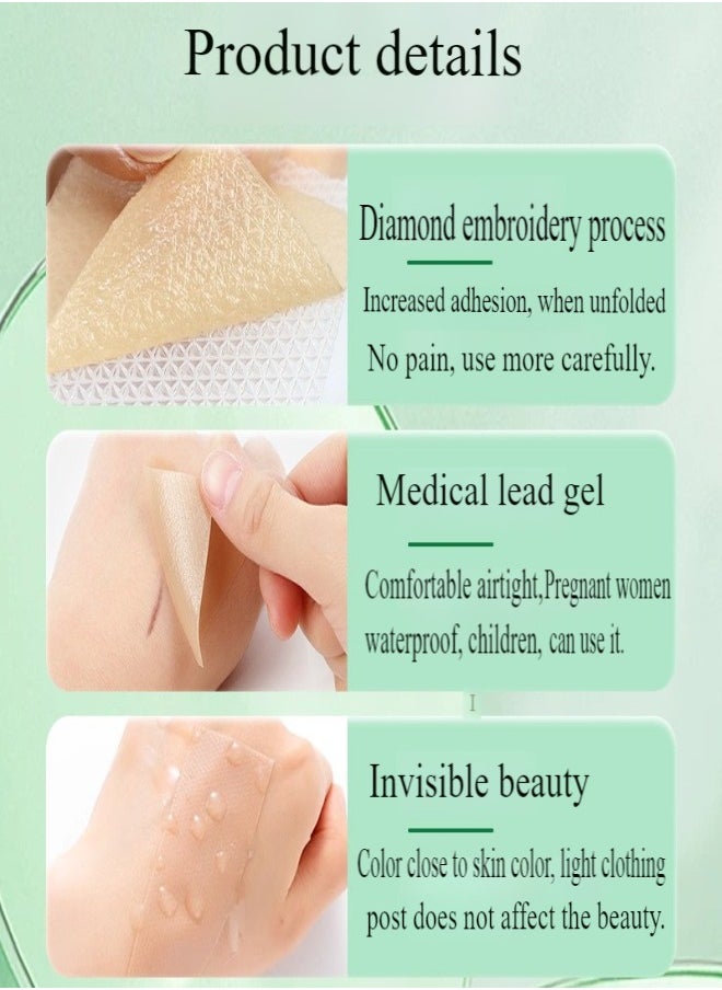 Healife - Silicone Scar Tape, Medical Silicone Scar Removal Sheet, Stretch Mark Treatment Waterproof Silicone Scar Sheet, Fade Scar Effective Cosmetic Scar Removal Gel Painless Tape Roll for Cesarean Section, Burn Scars and Other Scars (4cm x 1.5m) - Image 1
