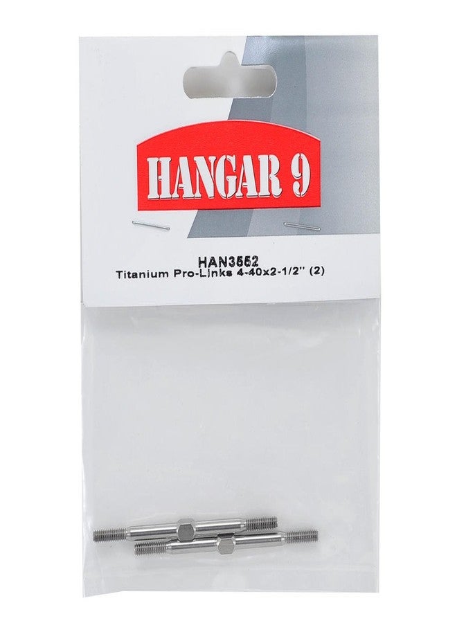 Hangar 9 Titanium Pro-Links 4-40x2-1/2 2 HAN3552 Hardware & Linkages Airplane - Image 2