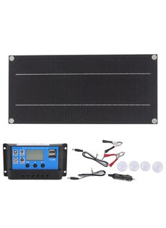 Thoraya 60W 18V Solar Panel Kit 100A Battery Charger Controller Battery Charging Kit for Outdoor Farming  - Image 1