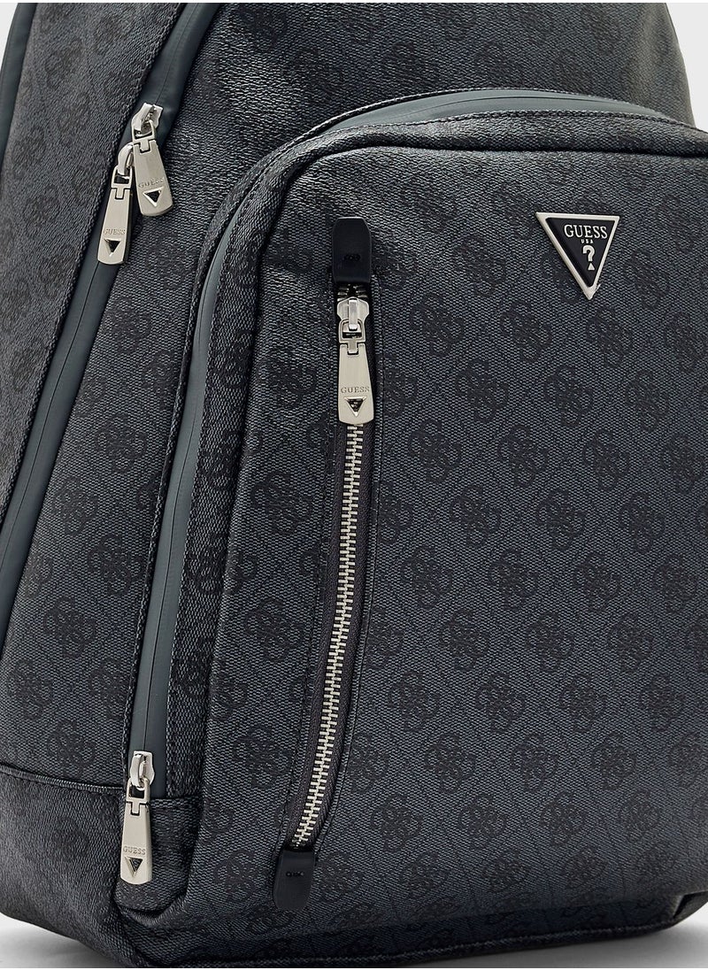 GUESS - Logo Zip Over Backpack - Image 1
