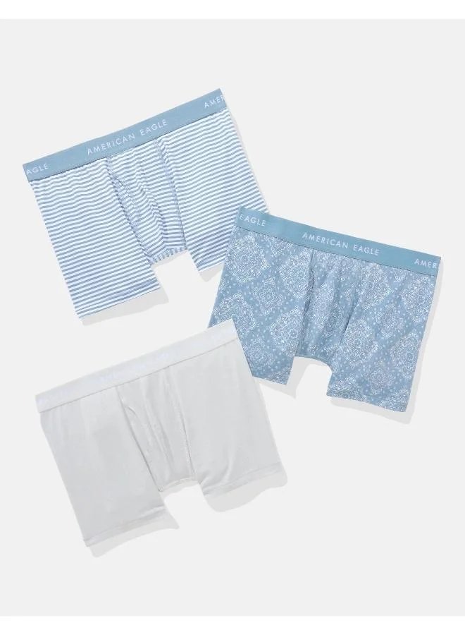 American Eagle AEO Men's 4.5" Classic Boxer Brief 3-Pack