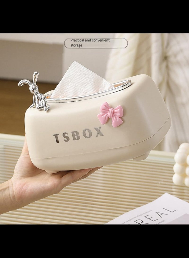 Tissue Box Holder, Cute and Practical Holder for Bathroom, Kitchen, Bedroom Dressers, Desks and Tables, Night Stands, Creative Gift ,Bear - Image 3
