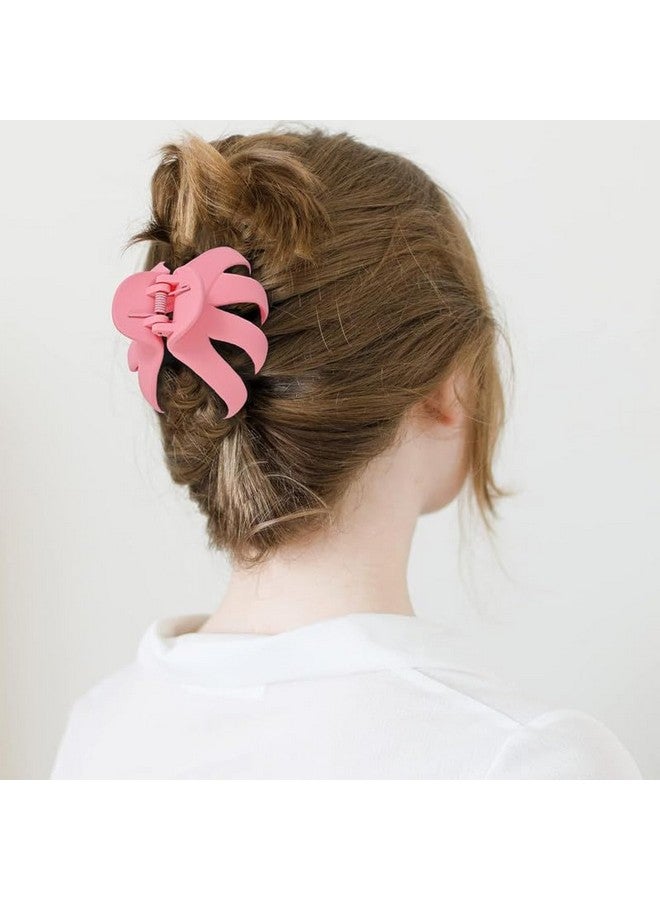 CHIROGRAPHY 5 PCS PREMIUM Octopus Hair Claw Clips, 5 Pack Non-slip Jaw Clips Medium Hair Clamps for Thick Curly Long Hair, Wide Grip Hair Accessories for Women Girls|MULTICOLOR - Image 5