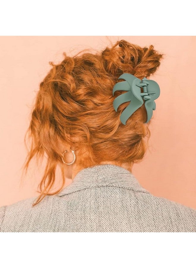 CHIROGRAPHY 5 PCS PREMIUM Octopus Hair Claw Clips, 5 Pack Non-slip Jaw Clips Medium Hair Clamps for Thick Curly Long Hair, Wide Grip Hair Accessories for Women Girls|MULTICOLOR - Image 2