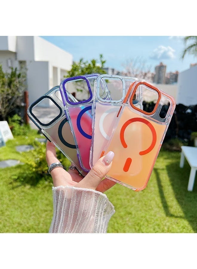 حافظة حماية شفافة لهاتف iPhone 17 Pro Max بميزة مغناطيسية، طبقة مزدوجة من TPU وPC مقاومة للصدمات مع حماية الكاميرا وتصميم نحيف للاستخدام اليومي - Image 3