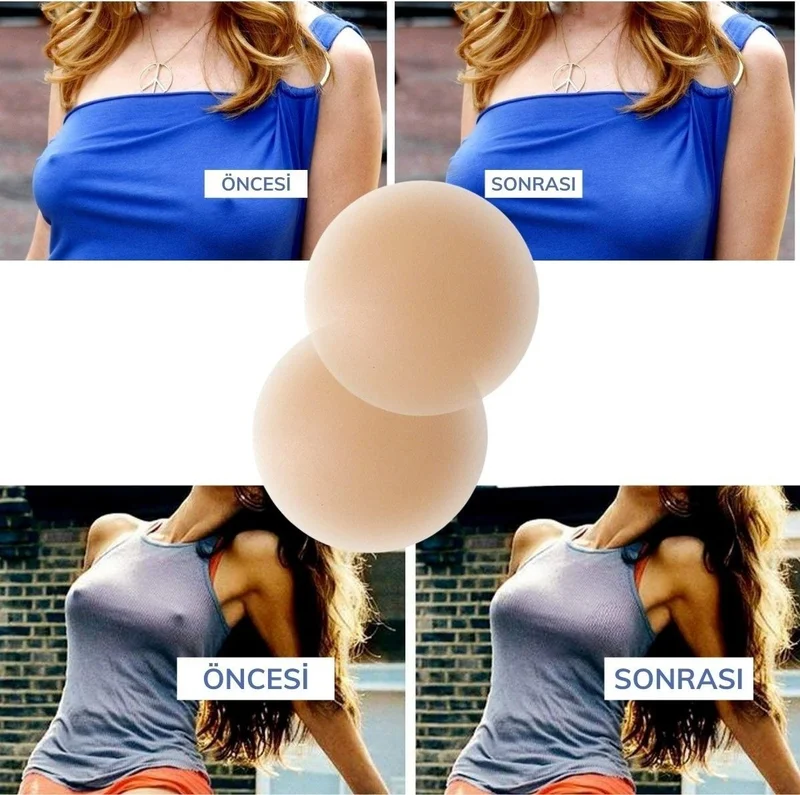 Lisinya Transparent Silicone Pad Concealing Nipple - Nipple Silicone