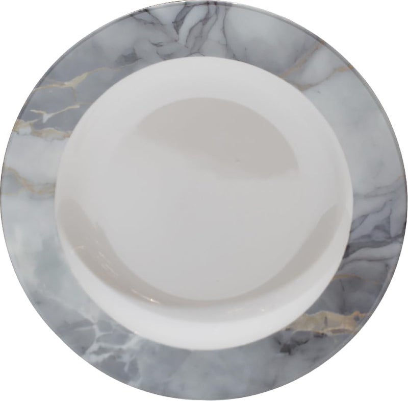 Servewell SRV Marboreal Rim Soup Plate 23CM