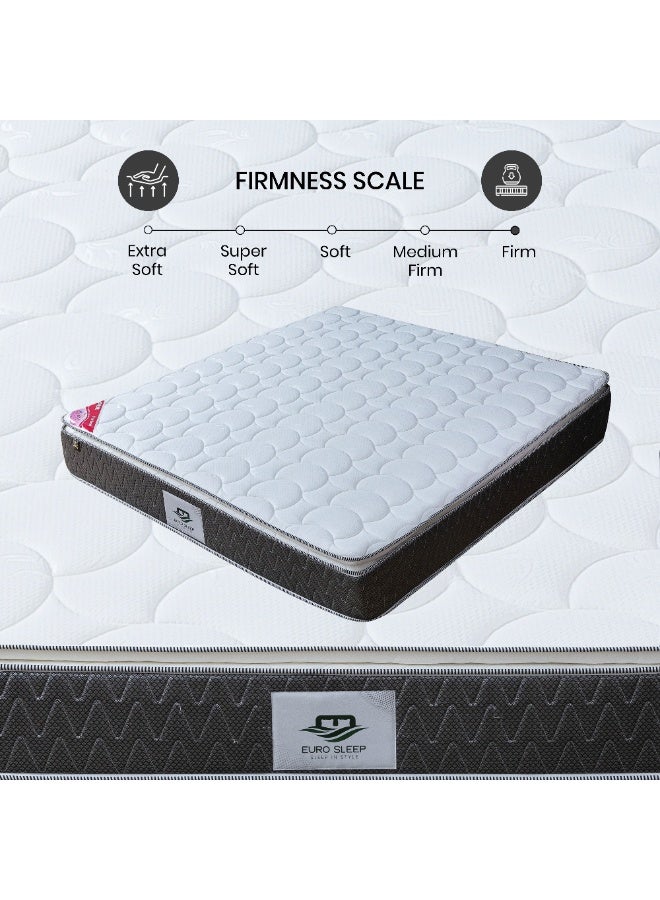 ريكسال هوم مرتبة ركسال هوم سوبريم بيلوتوب بنوابض بونيل بارتفاع 25 سم | مقاس كينغ ممتد 210 × 180 سم، قماش محبوك، عزل الحركة ودعم متوسط الصلابة - Image 5