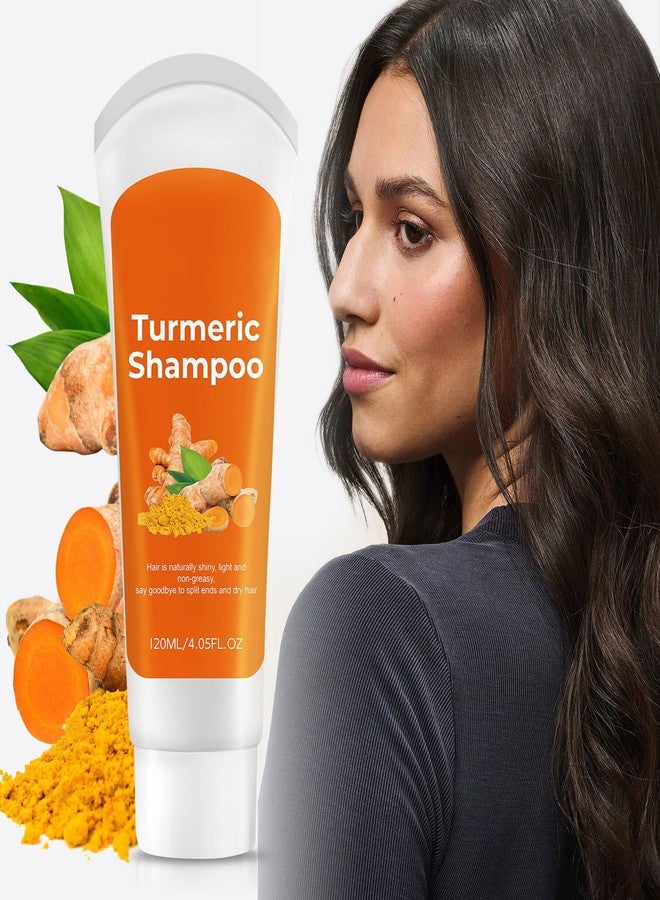 Grospe Turmeric Shampoo,Deeply Moisturizing for Natural Turmeric for Thinning, Hair Loss,Dry Hair,Thickening Volumizing Shampoo Make Hair Shine Smoothes for Women & Men（2 PACK） - Image 4