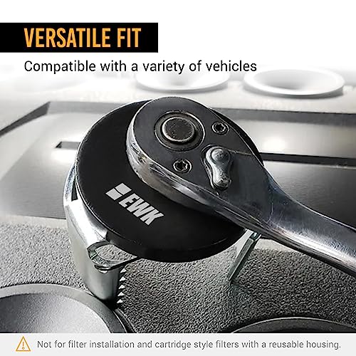 EWK 2.5" to 3.25" Adjustable Oil Filter Wrench for Spin-On Filter Removal - Image 5
