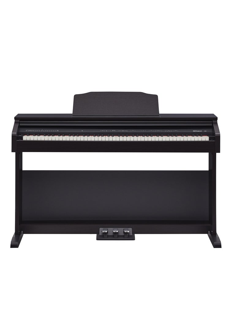 Roland بيانو رولاند RP30 الرقمي ذو 88 مفتاحًا (خشب الورد الداكن)  - Image 1