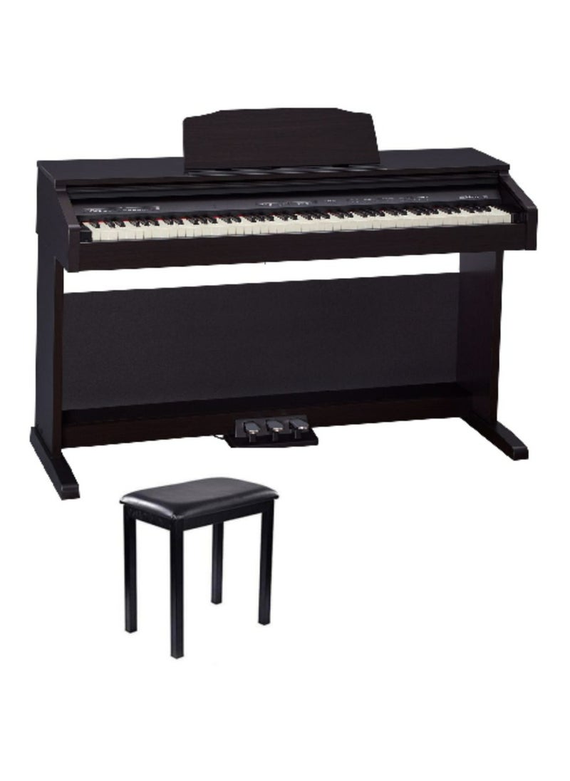 Roland بيانو رولاند RP30 الرقمي ذو 88 مفتاحًا (خشب الورد الداكن)  - Image 4