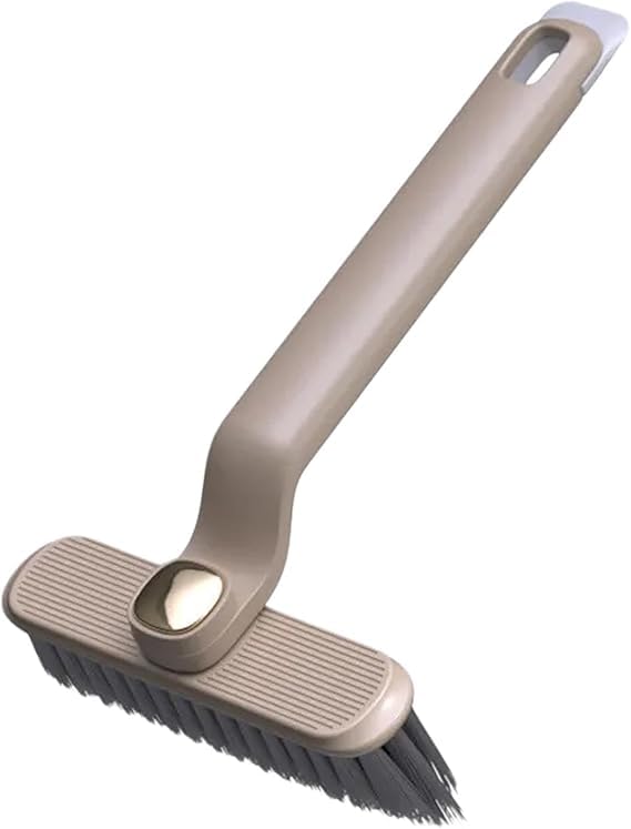 SARJAK Hard Bristle Rotating Crevice Cleaning Brush, Grout Cleaner Brush, Toilet Brush, Scrub Brush for Shower Tile, Skinny Gap Cleaning Tools for Household Use, Bathroom, Kitchen (Multicolor) - Image 1